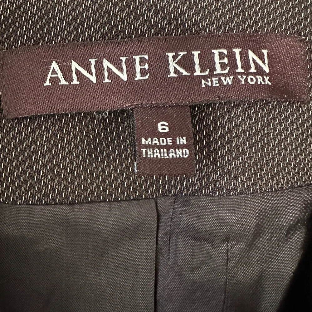 Anne Klein Women's Dark Brown Blazer - Picture 4 of 7